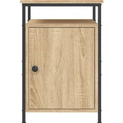 vidaXL Nachtkastje 40x42x60 cm bewerkt hout sonoma eikenkleurig