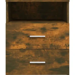 vidaXL Nachtkastje 50x32x60 cm gerookt eikenkleurig