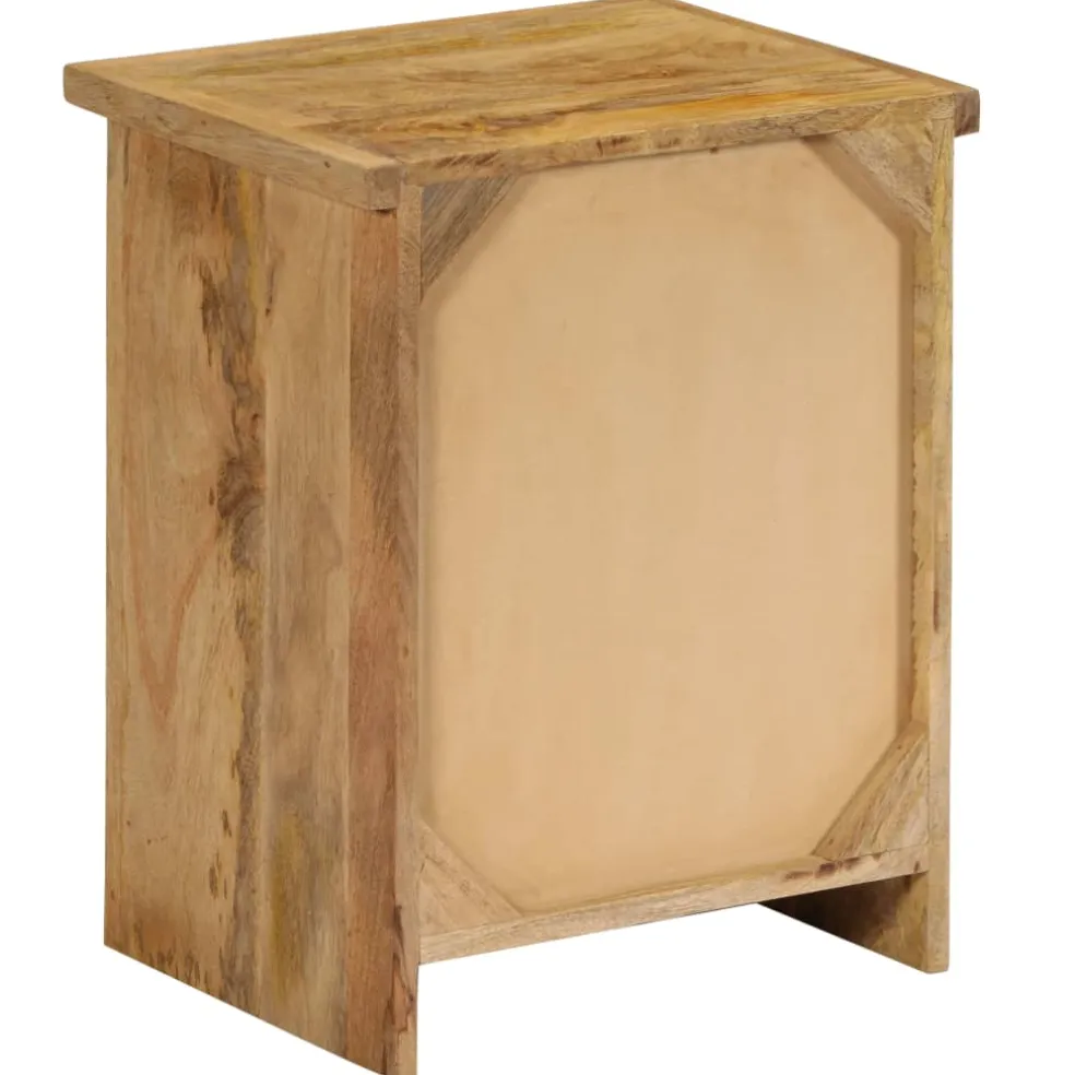 vidaXL Nachtkastje 40x30x50 cm massief mangohout