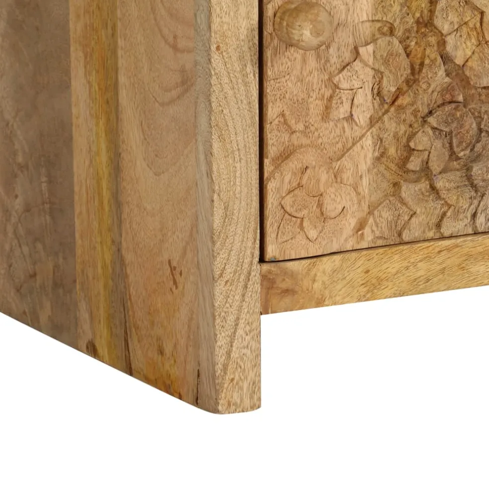 vidaXL Nachtkastje 40x30x50 cm massief mangohout