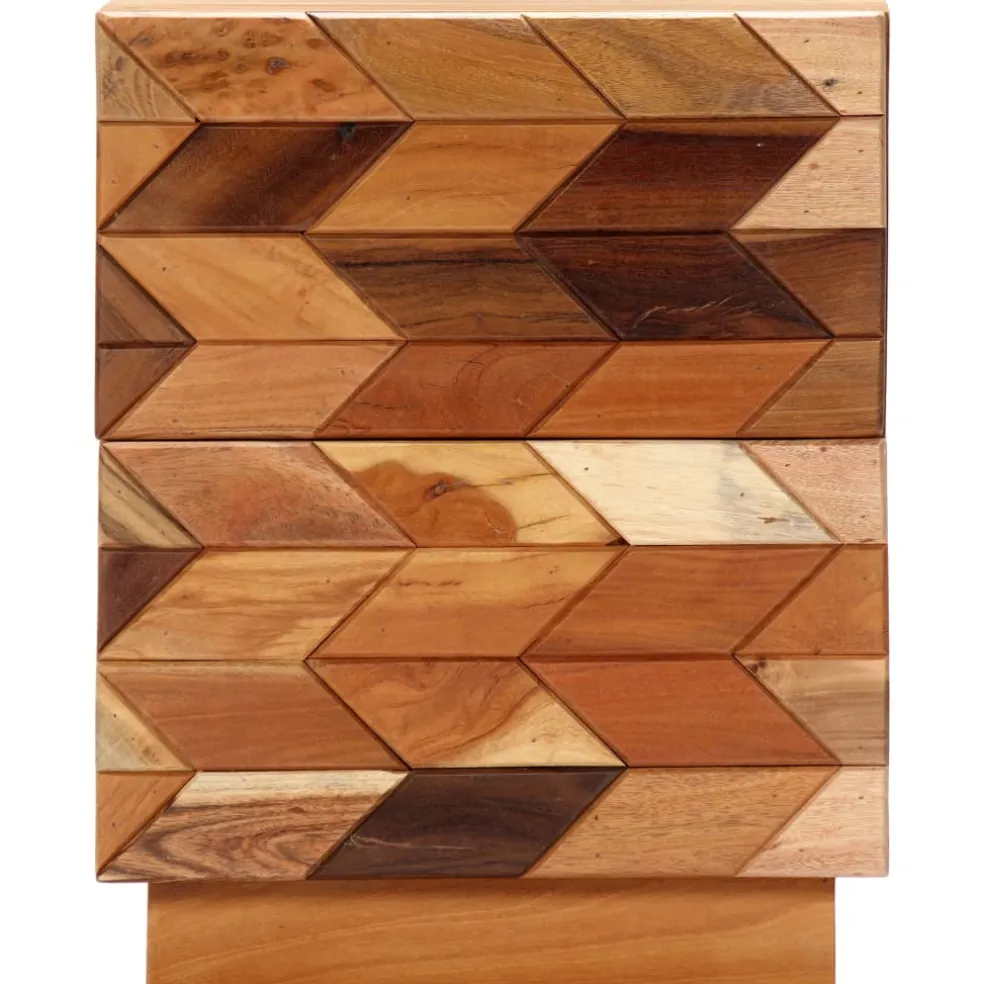 vidaXL Nachtkastje 40x30x50 cm massief gerecycled hout