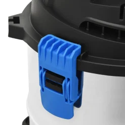 vidaXL Nat- en droogzuiger 1200 W 30 L zilverkleurig