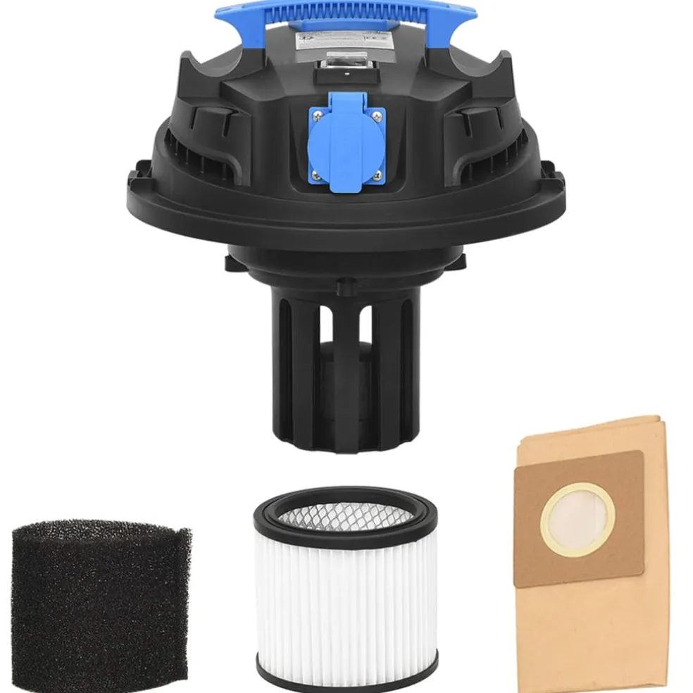 vidaXL Nat- en droogzuiger 1200 W 30 L zilverkleurig