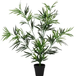 vidaXL Nepp Bambo Boom Groen 90 x 14 x 80 cm Stof en Bamboe
