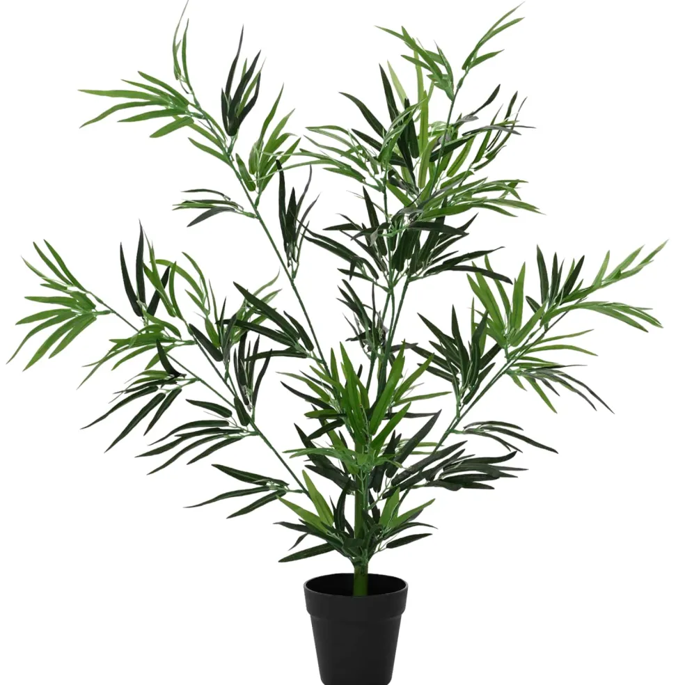 vidaXL Nepp Bambo Boom Groen 90 x 14 x 80 cm Stof en Bamboe