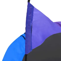 vidaXL Nestschommel met vlaggetjes 100 cm regenboogkleurig
