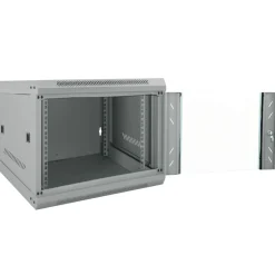 vidaXL Netwerk kabinet met opslag Grijs 53 x 60 x 45 cm Staal