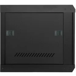 vidaXL Netwerk kabinet met opslag Zwart 53 x 60 x 45 cm Staal