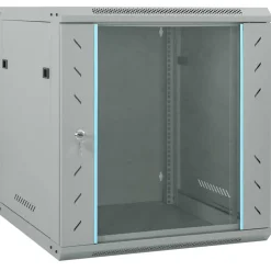 vidaXL Netwerk kabinet met opslag Grijs 60 x 60 x 65 cm Staal