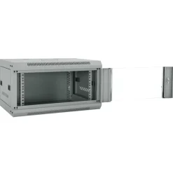 vidaXL Netwerk kabinet met opslag Grijs 60 x 45 x 35 cm Staal
