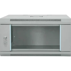 vidaXL Netwerk kabinet met opslag Grijs 60 x 45 x 35 cm Staal