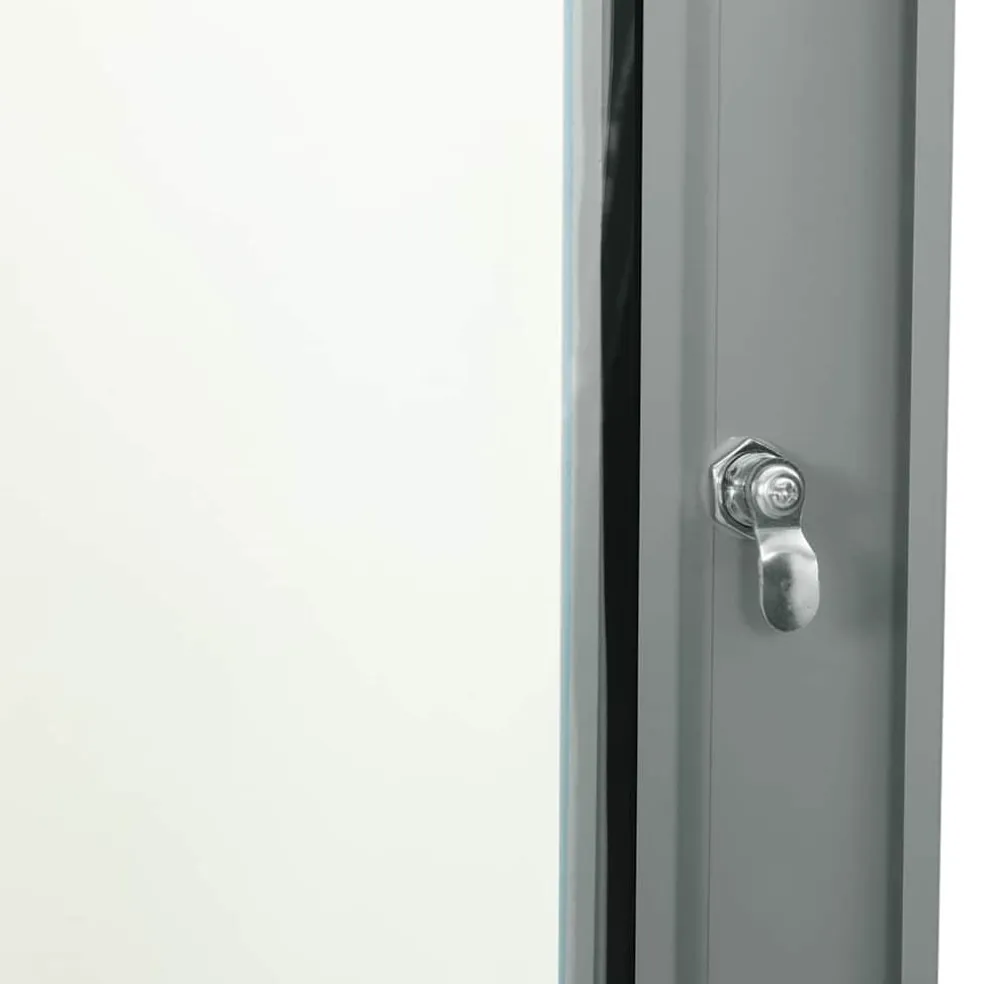 vidaXL Netwerk kabinet met opslag Grijs 60 x 45 x 35 cm Staal