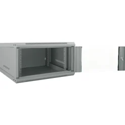vidaXL Netwerk kabinet met opslag Grijs 60 x 60 x 35 cm Staal