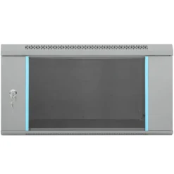 vidaXL Netwerk kabinet met opslag Grijs 60 x 60 x 35 cm Staal