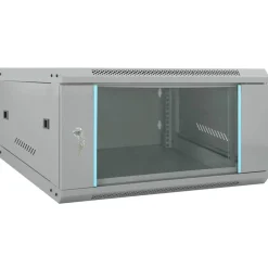 vidaXL Netwerk kabinet met opslag Grijs 53 x 60 x 30 cm Staal