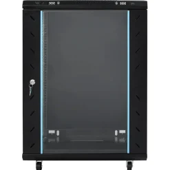 vidaXL Netwerk kabinet met opslag Zwart 600 x 600 x 1000 mm Staal