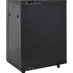 vidaXL Netwerk kabinet met opslag Zwart 60 x 60 x 80 cm Staal