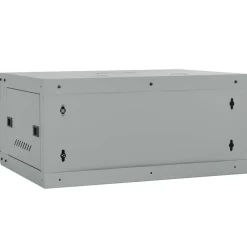 vidaXL Netwerk kabinet met opslag Grijs 60 x 35 x 28 cm Staal