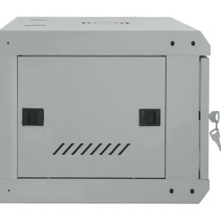 vidaXL Netwerk kabinet met opslag Grijs 60 x 35 x 28 cm Staal