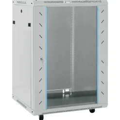 vidaXL Netwerk kabinet met opslag Grijs 60 x 60 x 80 cm Staal