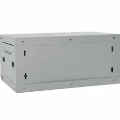 vidaXL Netwerk kabinet met opslag Grijs 60 x 45 x 28 cm Staal