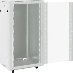 vidaXL Netwerk kabinet met opslag Grijs 600 x 600 x 1000 mm Staal