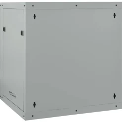 vidaXL Netwerk kabinet met opslag Grijs 60 x 45 x 65 cm Staal