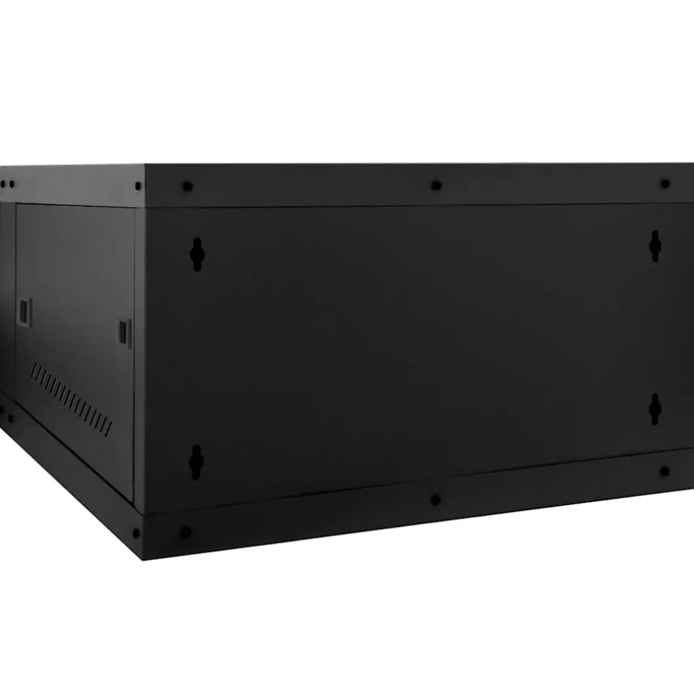 vidaXL Netwerk kabinet met opslag Zwart 60 x 60 x 50 cm Staal