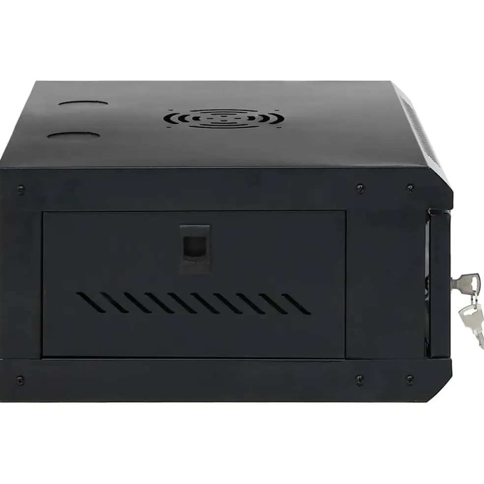 vidaXL Netwerkkast wandgemonteerd 4U 19" IP20 53x40x21 cm