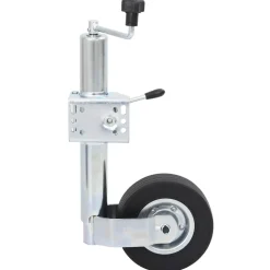 vidaXL Neuswiel met 2 staanders en 3 spanklemmen 60 mm
