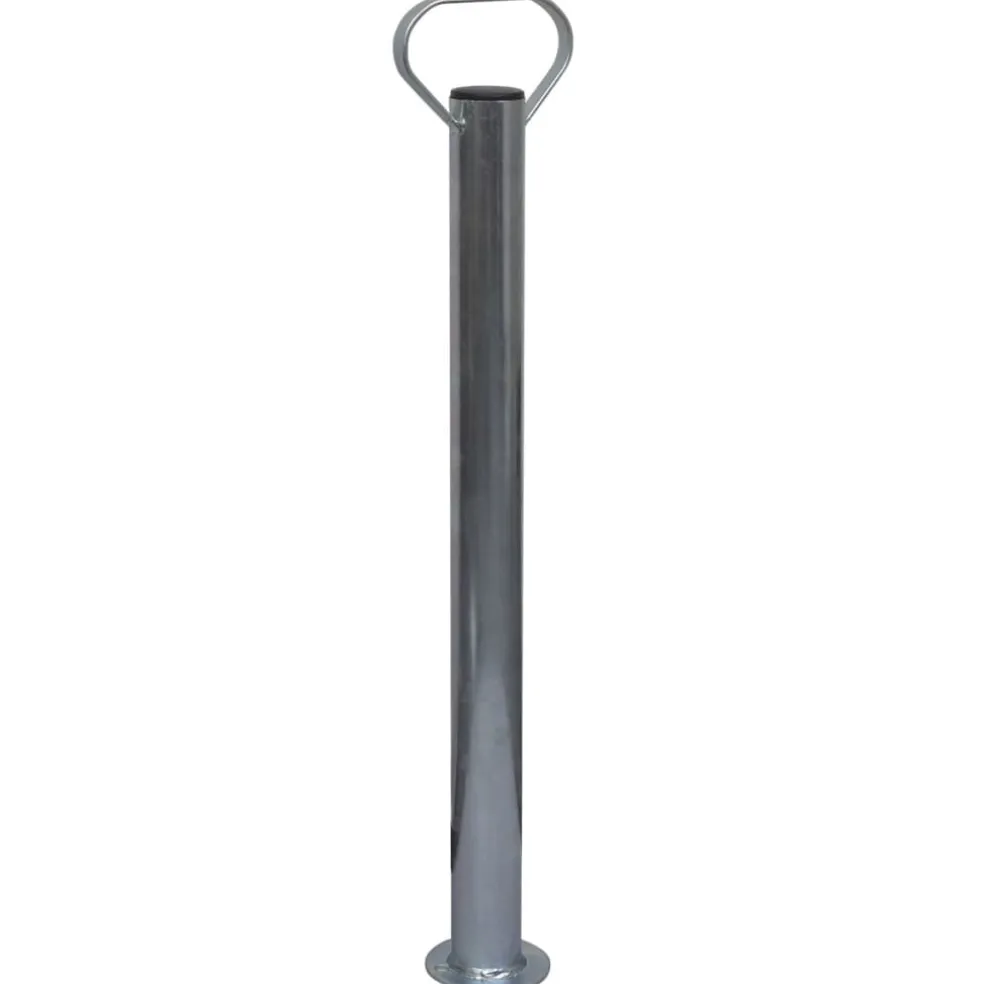 vidaXL Neuswiel met 2 steunbuizen en 3 klemmen 48 mm