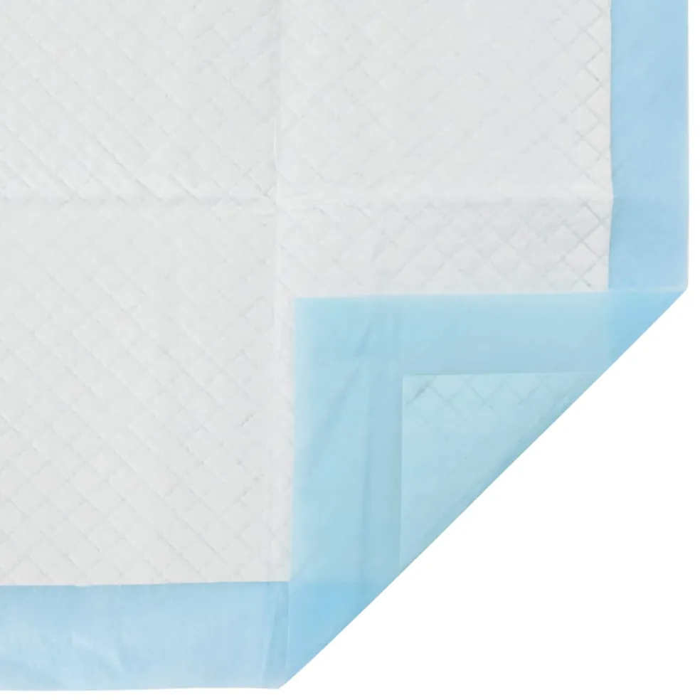 vidaXL Niet-geweven stof huisdier trainingspad 50 st Blauw en Wit