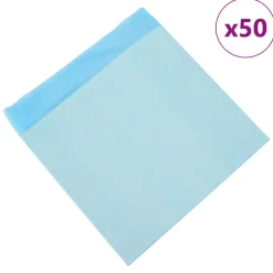 vidaXL Niet-geweven stof huisdier trainingspad 50 st Blauw en Wit