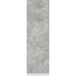 vidaXL Ombouwkast voor koelkast Lyon 60x57x207 cm bewerkt hout betongrijs