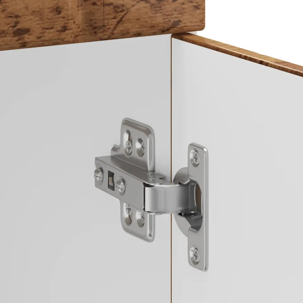 vidaXL Onderkast Lucca bewerkt hout oud houtkleurig
