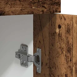 vidaXL Onderkast met lade Lyon 50x46x81,5 cm bewerkt hout oud houtkleurig