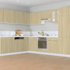 vidaXL Onderkast met lade Lyon 60x46x81,5 cm sonoma eikenkleurig