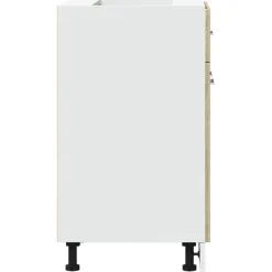 vidaXL Onderkast met lade Lyon 60x46x81,5 cm sonoma eikenkleurig