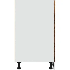 vidaXL Onderkast met lade Lyon 40x46x81,5 cm bewerkt hout oud houtkleurig
