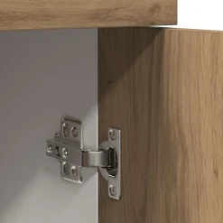 vidaXL Onderkast met lade Lyon 40x46x81,5 cm bewerkt hout artisanaal eiken