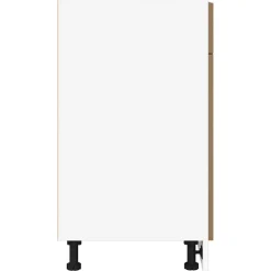 vidaXL Onderkast met lade Lyon 40x46x81,5 cm bewerkt hout artisanaal eiken