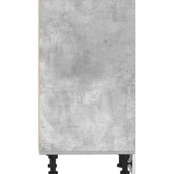 vidaXL Onderkast Riga 20x44,5x81,5 cm bewerkt hout betongrijs
