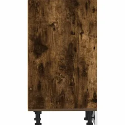 vidaXL Onderkast Riga 20x44,5x81,5 cm bewerkt hout gerookt eikenkleurig