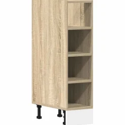 vidaXL Onderkast 20x44,5x81,5 cm bewerkt hout sonoma eikenkleurig