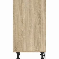 vidaXL Onderkast 20x44,5x81,5 cm bewerkt hout sonoma eikenkleurig