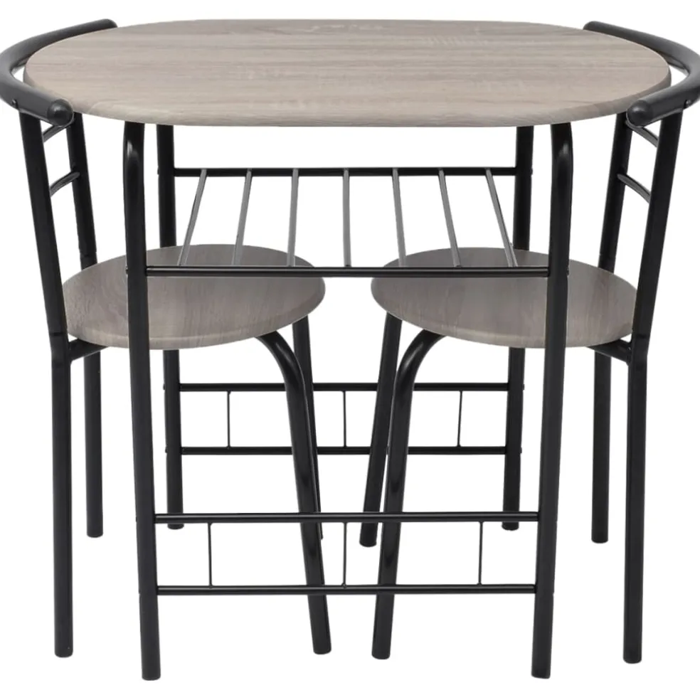 vidaXL Ontbijtbarset MDF