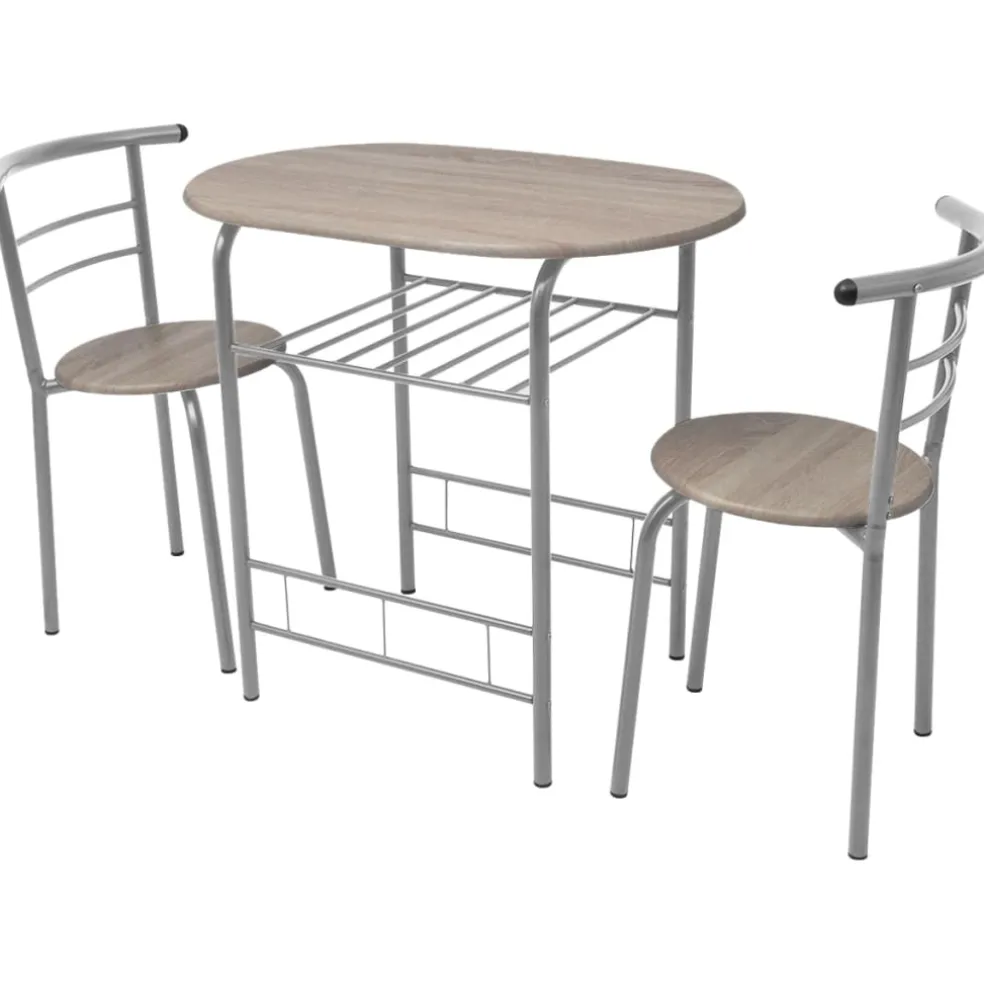 vidaXL Ontbijtbarset MDF