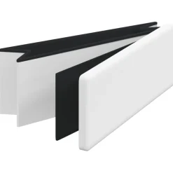 vidaXL Opbergbank inklapbaar PVC wit