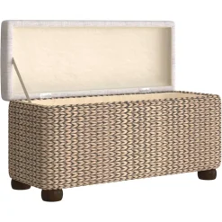vidaXL Opbergbankjes 2 st met grijs kussen 69 cm kattenstaart