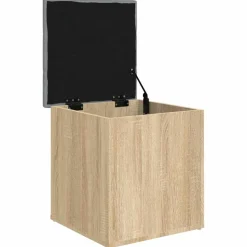 vidaXL Opbergbank Sonoma Eiken 42x42x45 cm Bewerkt Hout